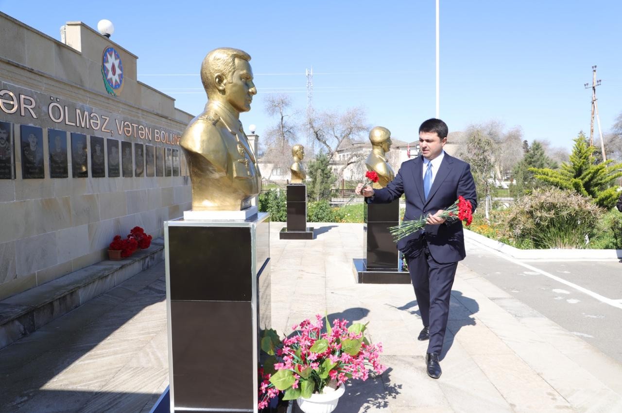 Neftçalada Aprel döyüşlərinin 10-cu ildönümü qeyd olunub - FOTOLAR